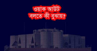 ওয়াক আউট বলতে কী বুঝায়?; walkout explained in bangla; what is walkout